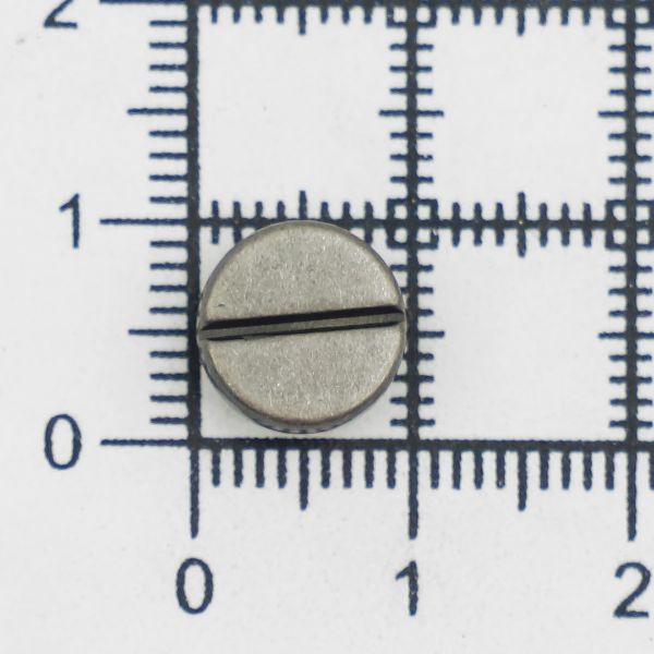 Хольнитены джинсовые ⌀9,5 мм Винт цв.металл (без гвоздя), темное серебро, 69057, 100 шт