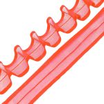 Лента капроновая (органза) для сборки бантов 20 мм, 25м HRPL-1021 (HS-1026 красный)