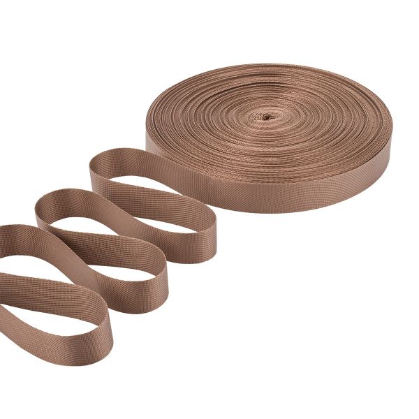 Стропа (ременная лента) 25 мм / 45.72 метра, [11.19 г/пог.м], 31 св.коричневый, 3Al356