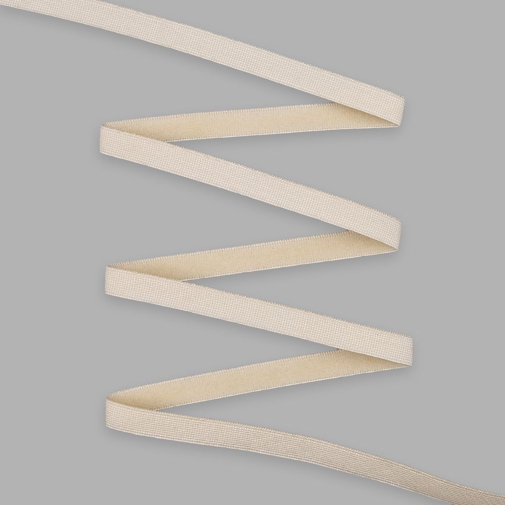 Резинка бельевая (бретелечная) матовая 8.0 мм / 50 метров, бежевый, (МL195.008)