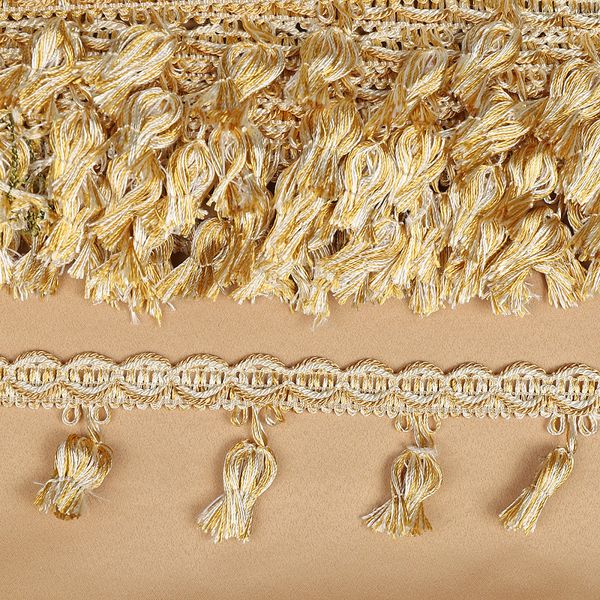 Бахрома отделочная 43.0 мм / 10 метров, цв.6343 молочный