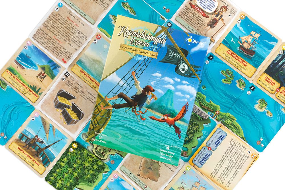 Игра настольная Картавентура Одиссея: Сокровище Либерталии, Эврикус BG-17084