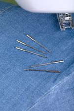 Иглы для швейных машин для джинсы 130/705 H, №110, 5 игл, М, Gamma NJ №110