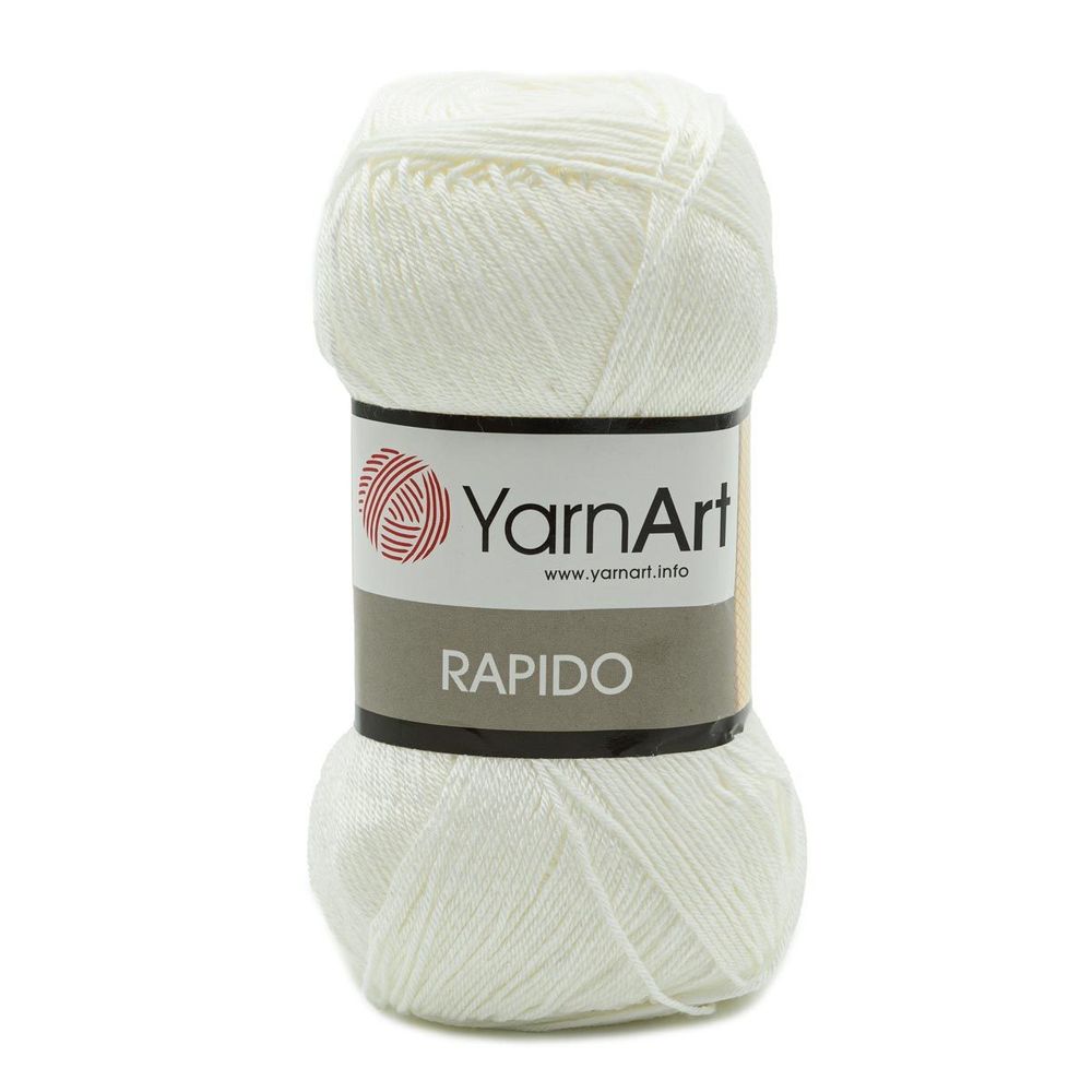 Пряжа YarnArt (ЯрнАрт) Rapido / уп.5 мот. по 100 г, 350м, 671 белый /TOS/