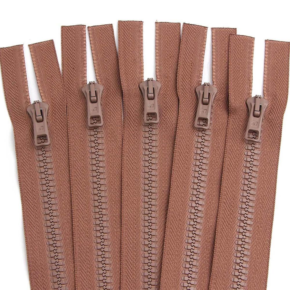 Молния трактор Arta Т6 (6 мм) 1 зам., разъем., 85 см, цв. 072 бежевый, уп.5 шт