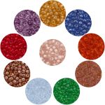 Набор бисера 11/0 ассорти №23 в тубе, 10 цветов, Astra&Craft