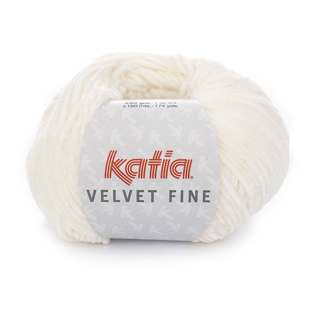Пряжа Katia (Катя) Velvet Fine / уп.10 мот. по 50 г, 160 м, 0723-1 /TOS/