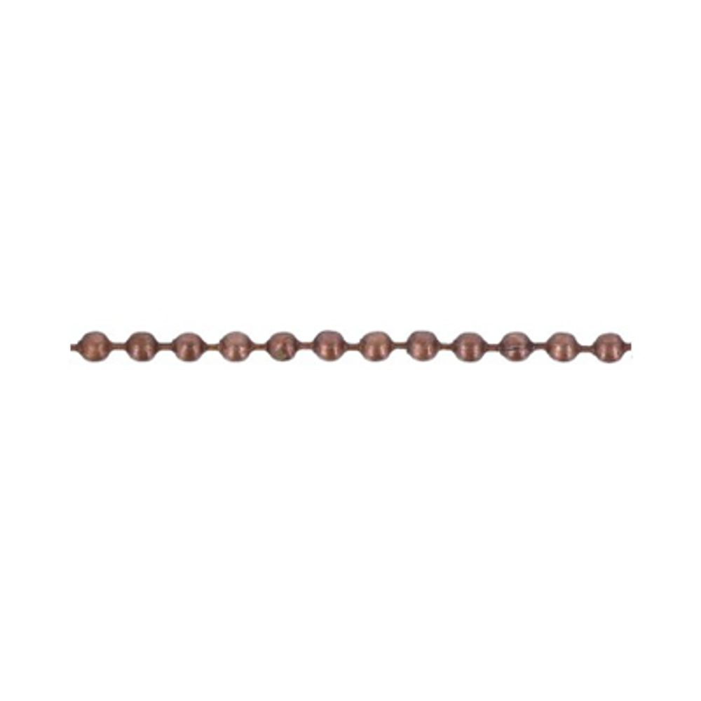 Цепочка декоративная 2 мм, 25 м,±0.5 м, под медь, Micron MI-02