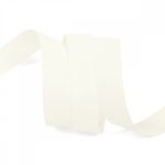 Лента репсовая (в рубчик) 20.0 мм / 22.8±1 метра, F102 молочный, Magic4Hobby