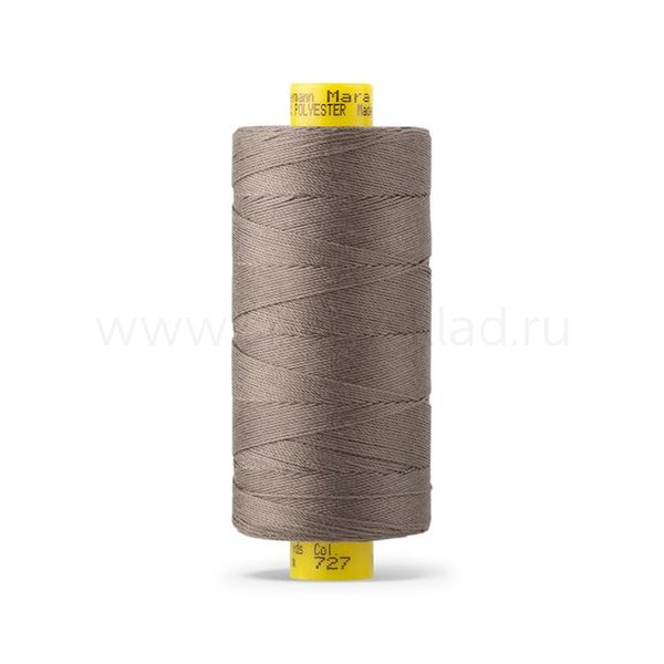 Нить отделочная Gutermann Mara 30/2, 300 м, 702404, 727 дымчато серо-зеленый, 1 катушка