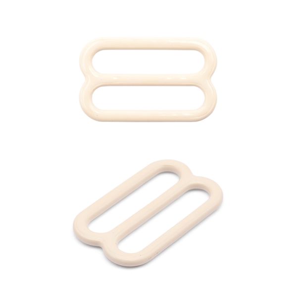 Рамки-регуляторы для бюстгальтера металл 15.0 мм, 20 шт, C571 молочный, ГВ1008