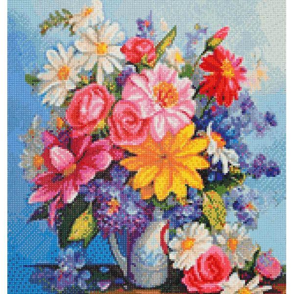 Алмазная (кристальная) мозаика Cristyle, Душистый букет, 40х40 см