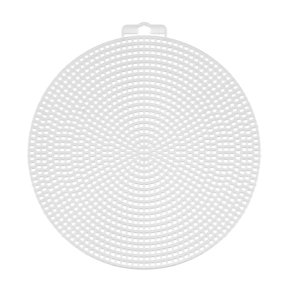 Канва пластиковая ⌀15 см, 10 шт, 100% полиэтилен, круг большой, Gamma KPL-02