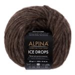 Пряжа Alpina Ice Drops / уп.10 мот. по 50г, 150 м, 04 коричневый