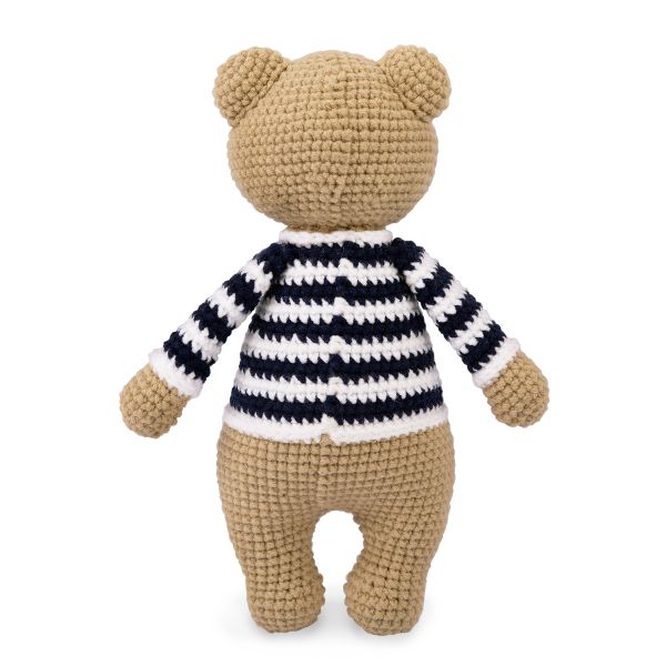 Набор для вязания игрушки Добрый мишка 24 см, Miadolla AMG-0106