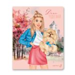 Тетрадь ученическая общая, выборочные блёстки, A5+ 48 л. на скобе 65 г/м², белизна 100 %, 10 шт, клетка, 01132 Чудесный день, Светоч Т85