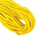Шнур плоский п/а ⌀5.5 мм, 50 м, 193006 / желтый, Gamma 1с19