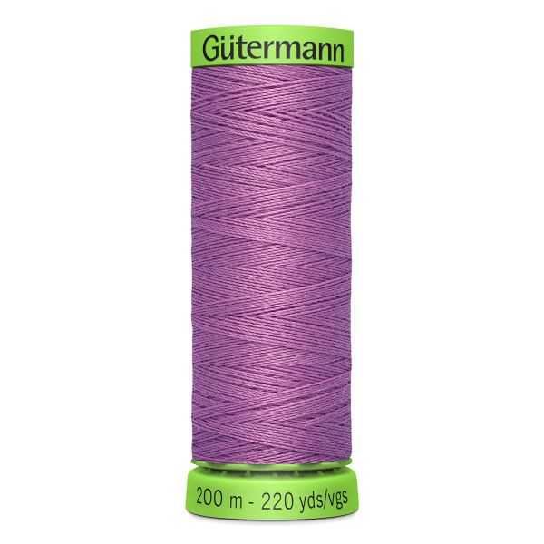 Нитки для тонких тканей Gutermann Extra Fine 150, 200м, 716 сиренево-розовый, 5 катушек