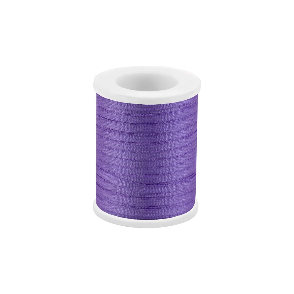 Лента (тесьма) шелковая 2.0 мм / 45.5±0.5 метров, №140 сиреневый, Gamma SR-2