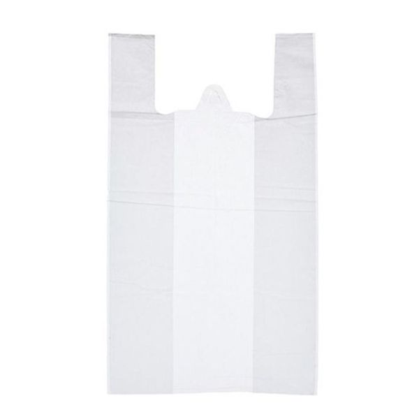 Пакет майка ПНД 40х70 белый уп.100 шт