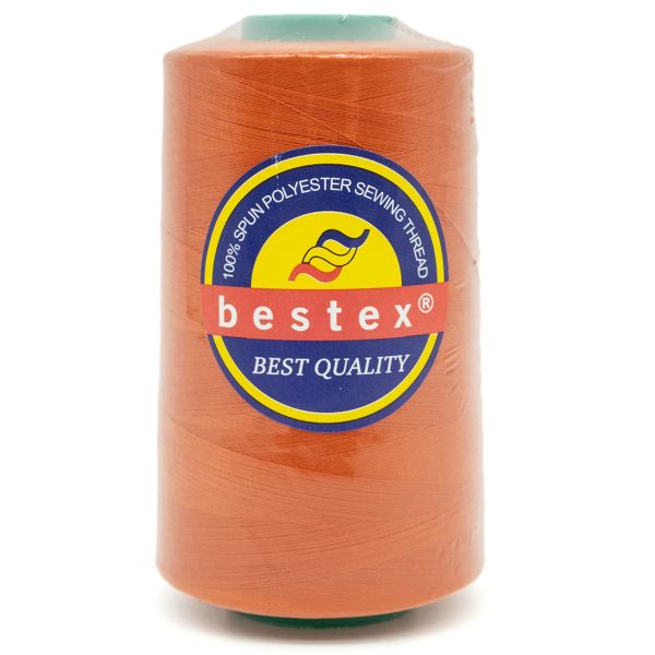 Нитки универсальные Bestex 40/2, 4570 м (5000 ярд) / 1 кат., 218 ярко-оранжевый