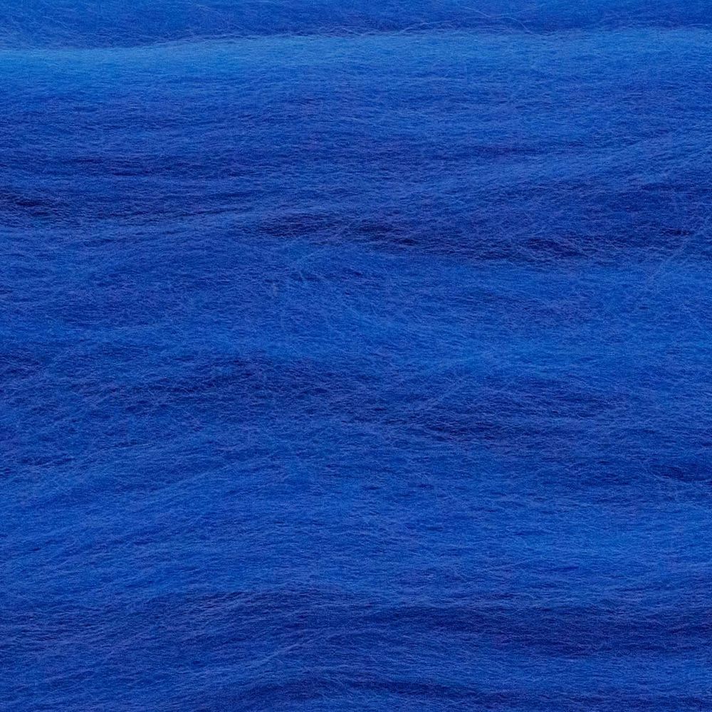 Шерсть для валяния мериносовая тонкая 100%, 100 г, цв.26 василек