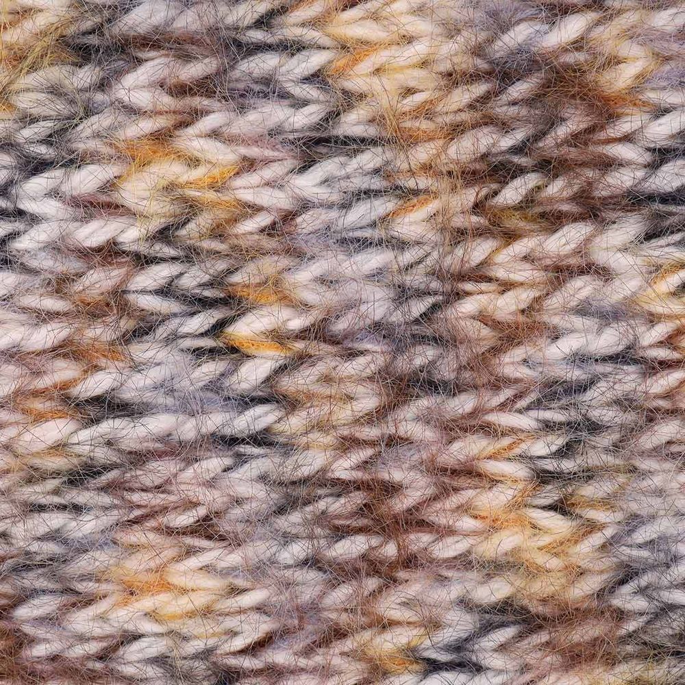 Пряжа Вязь Листопад / уп.3 мот. по 100 г, 160 м, 05 коричневый принт