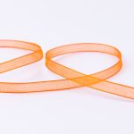 Лента капроновая (органза) _6.0 мм / 45.7 метров, 024 т. оранжевый, Blitz OR-6