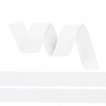 Резинка бельевая (бретелечная) 25.0 мм / 500 метров, RBB05 белый F101