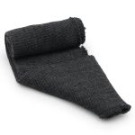 Подвяз (довяз) трикотажный с манжетами (комплект): подвяз 10.0х40.5 см, 2 манжета 7х10 см, тонкие, 373/м антрацит
