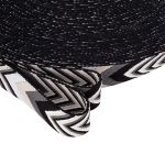 Стропа (ременная лента) 38 мм / 45.72 метра, [38.82 г/пог.м], с принтом 2-сторонняя, D139 серый/черный, 3Al354