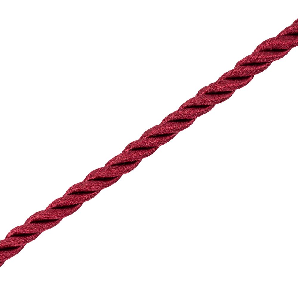 Шнур витой 5мм / 18,29м, 174 винный, 1AS-168