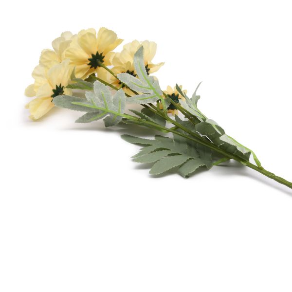 Цветы искусственные Хризантема кустовые, 61см, C Персиковая