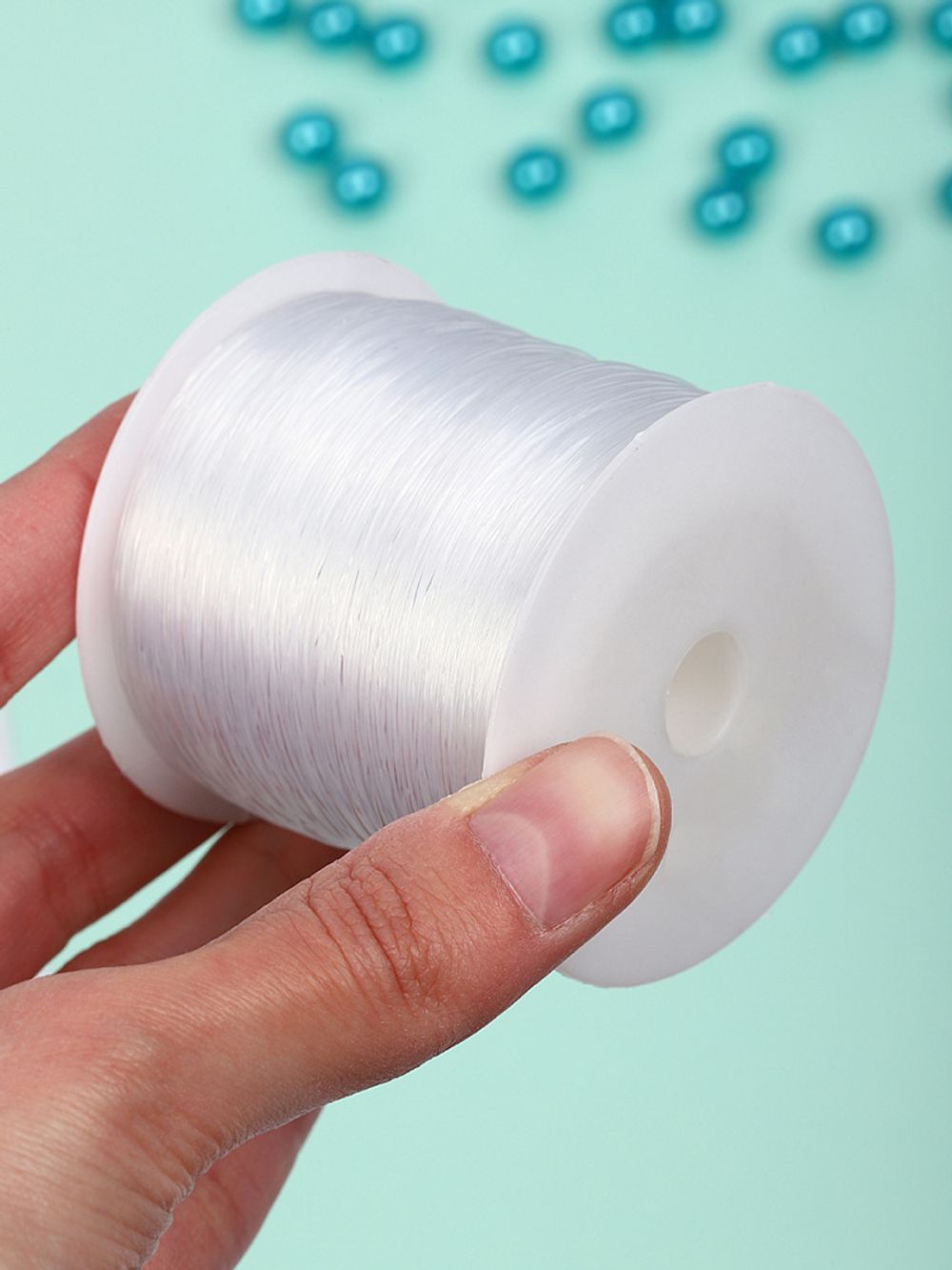 Нить-леска 0.4 мм, 400м, цв. белый