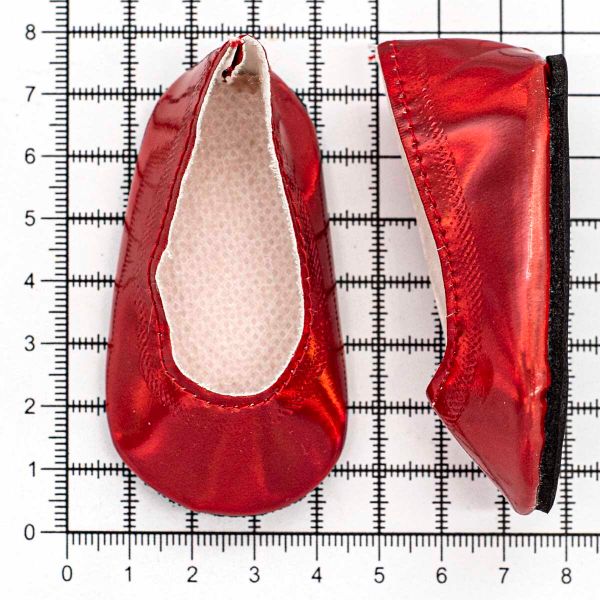 Туфельки 7х4х3см, пара (красный), DSS8261