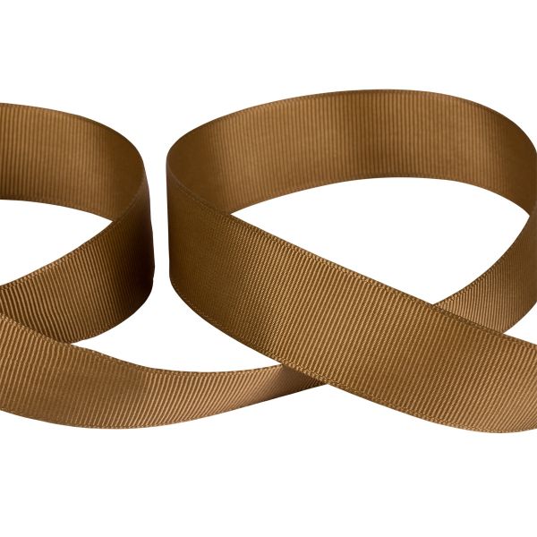 Лента репсовая нарезка 25.0 мм / 5 шт по 5.4 метра, 120 оливковый, Gamma GR-25