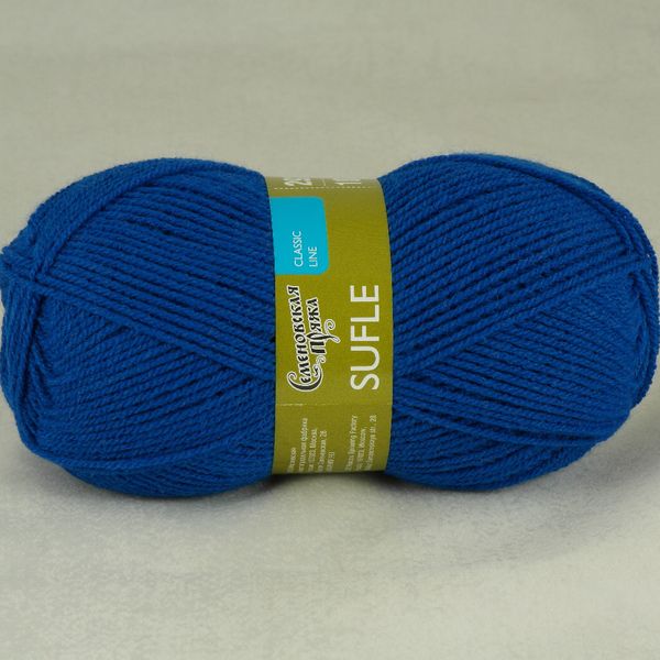 Пряжа Семеновская Sufle Суфле / уп.5 мот. по 100г, 292м, 13417, василек