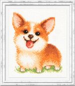 Набор для вышивания нитками Чудесная игла, Улыбашка, 10х13 см