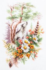 Набор для вышивания нитками Чудесная игла, Дух летнего леса 17х27 см