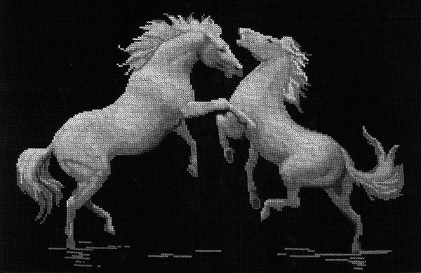 Набор для вышивания нитками Нитекс, Битва 41х29 см