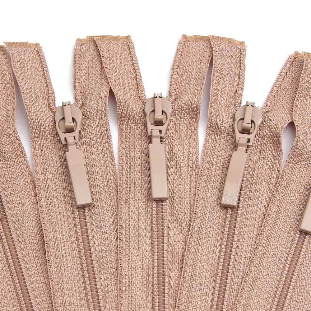 Молния спираль (витая) Arta Т5 (5 мм) 1 зам., разъем., 40 см, цв. 128 бежевый, уп.5 шт