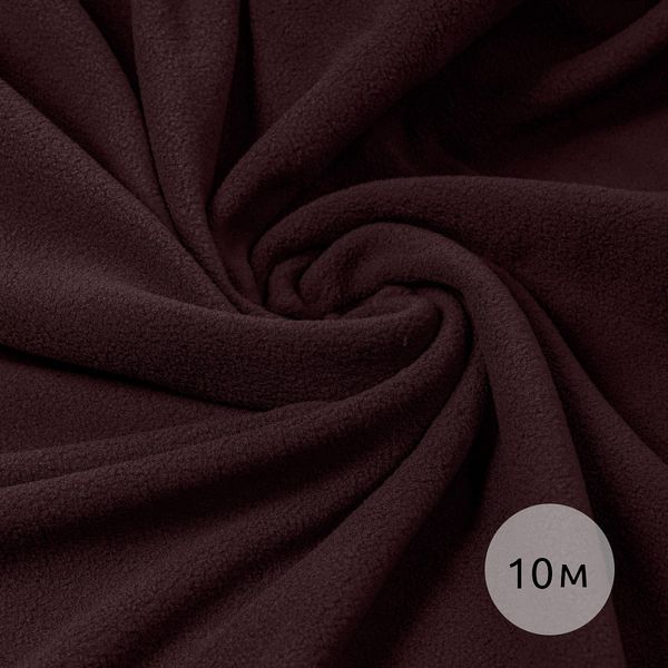 Флис 2-сторонний 190 г/м², 150 см / 10 метров, N-TBY-0059-088, цв.S088 коричневый