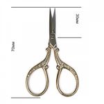 Ножницы рукодельные 7 см / 3 см, цельнометаллические, Maxwell TS-TN5