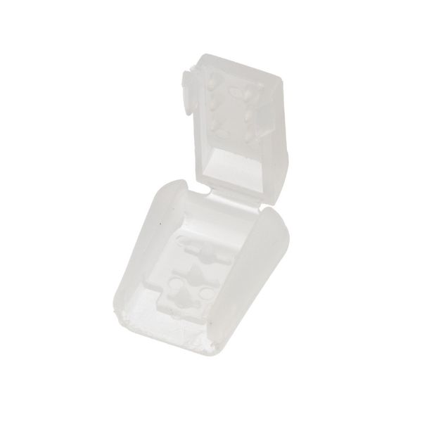 Наконечник для шнура пластик 17х14х9 мм, 1000 шт, прозрачный, Gamma 503-Д