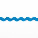 Тесьма отделочная зигзаг 5 мм, 20 м, рис. 6892, синий (васильковый), Blitz С3582Г17