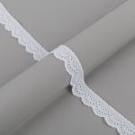 Кружево шитьё 28 мм / 9±0.2 метров, Турция, белый, Gamma GYEM-2801