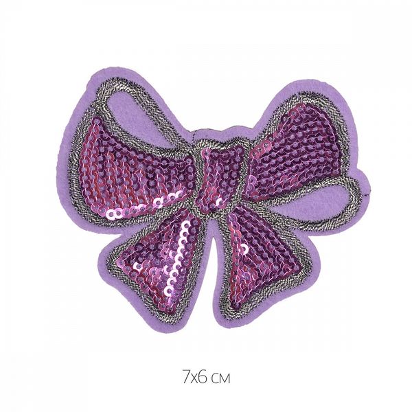 Термоаппликация Бантик-01, 7х6см, 10 шт