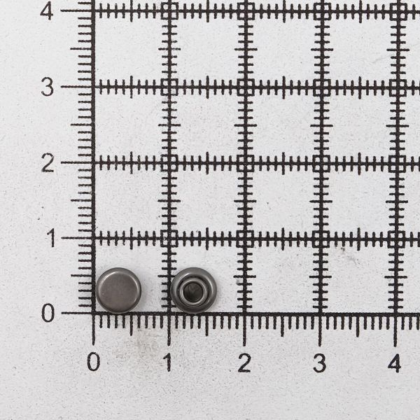 Хольнитены ⌀6 мм, |БЕЗ ГВОЗДЯ|, BIG, т.серебро, 100 шт