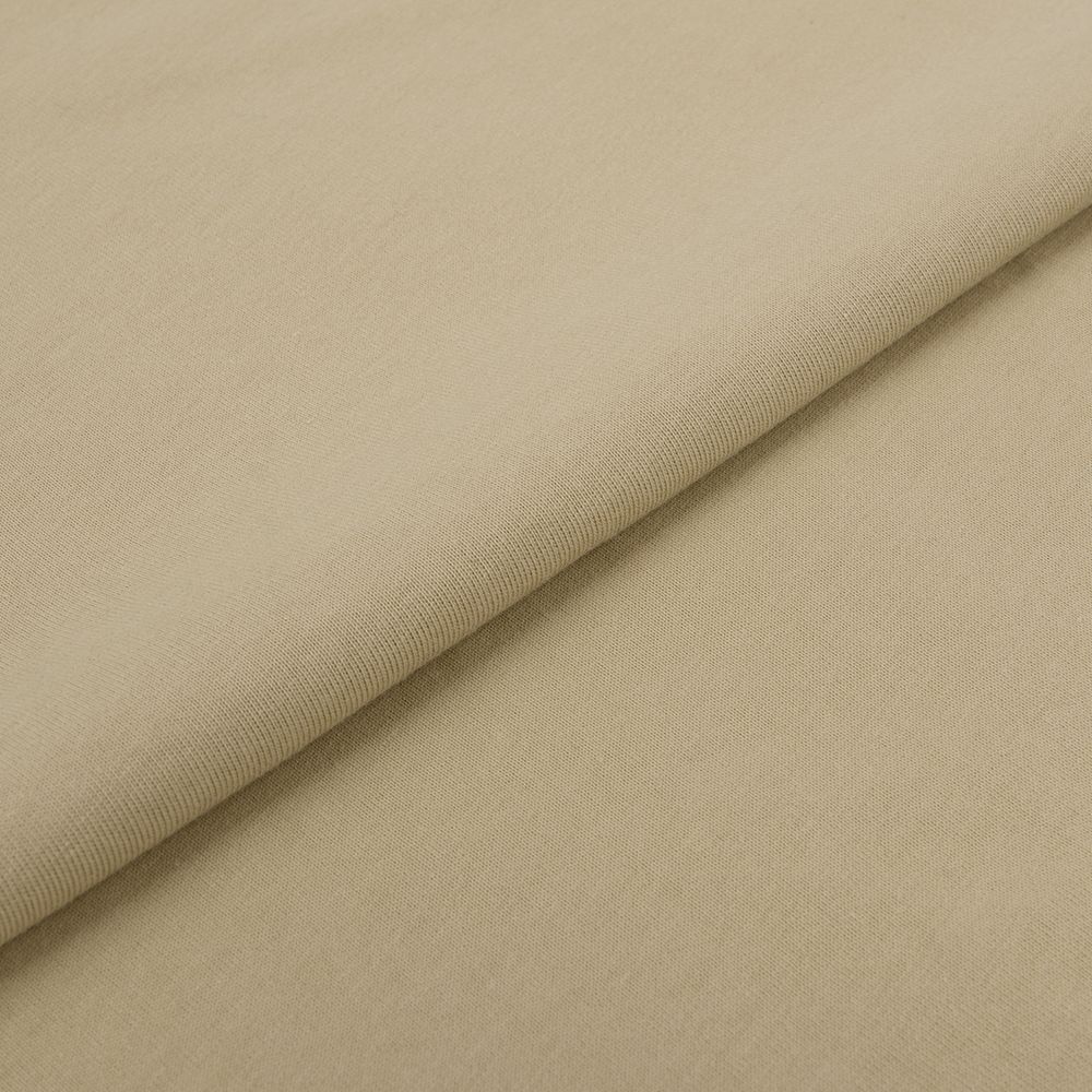 Трикотаж кукольный отрез 500х165 см, 225 г/м², 7 серый/бежевый, Peppy DTF-01