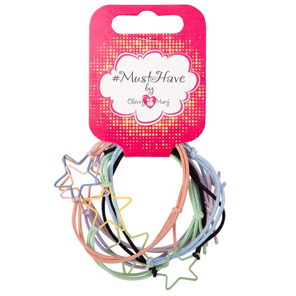 Набор резинок для волос 30 шт, №01 ассорти, Cherry Mary TR07027